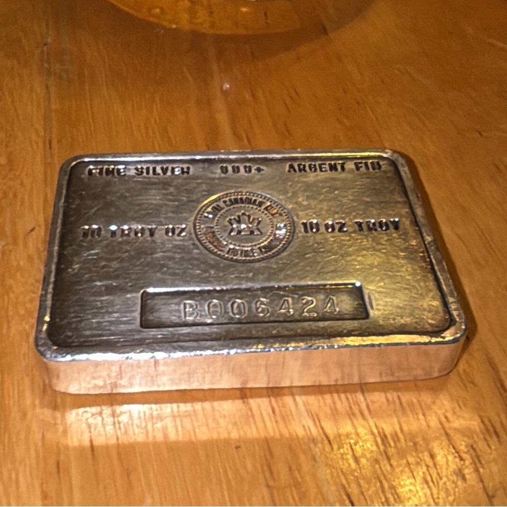 10 Troy Ounces Canadian Fine Silver Bar ✨SOLD✨ - Picture 9 of 9